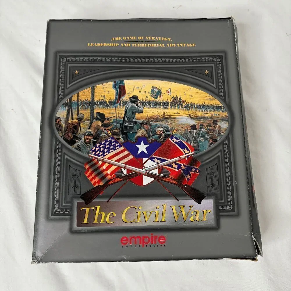VINTAGE 90s BIG BOX PC Game -‎ The Civil War - Empire Interactive